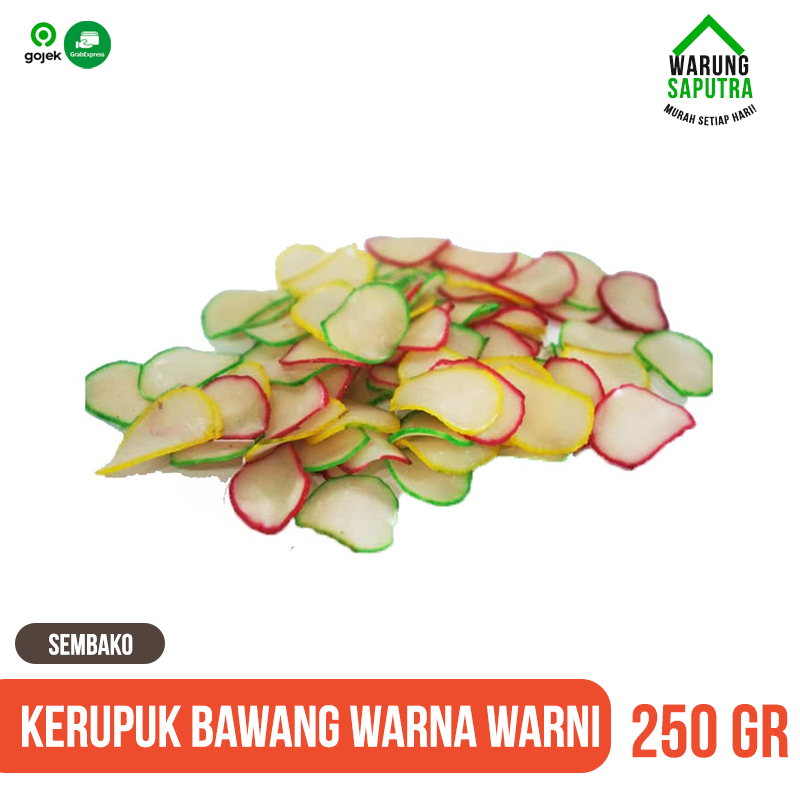 

Kerupuk Bawang / Kerupuk Seblak Warna Warni 250 g