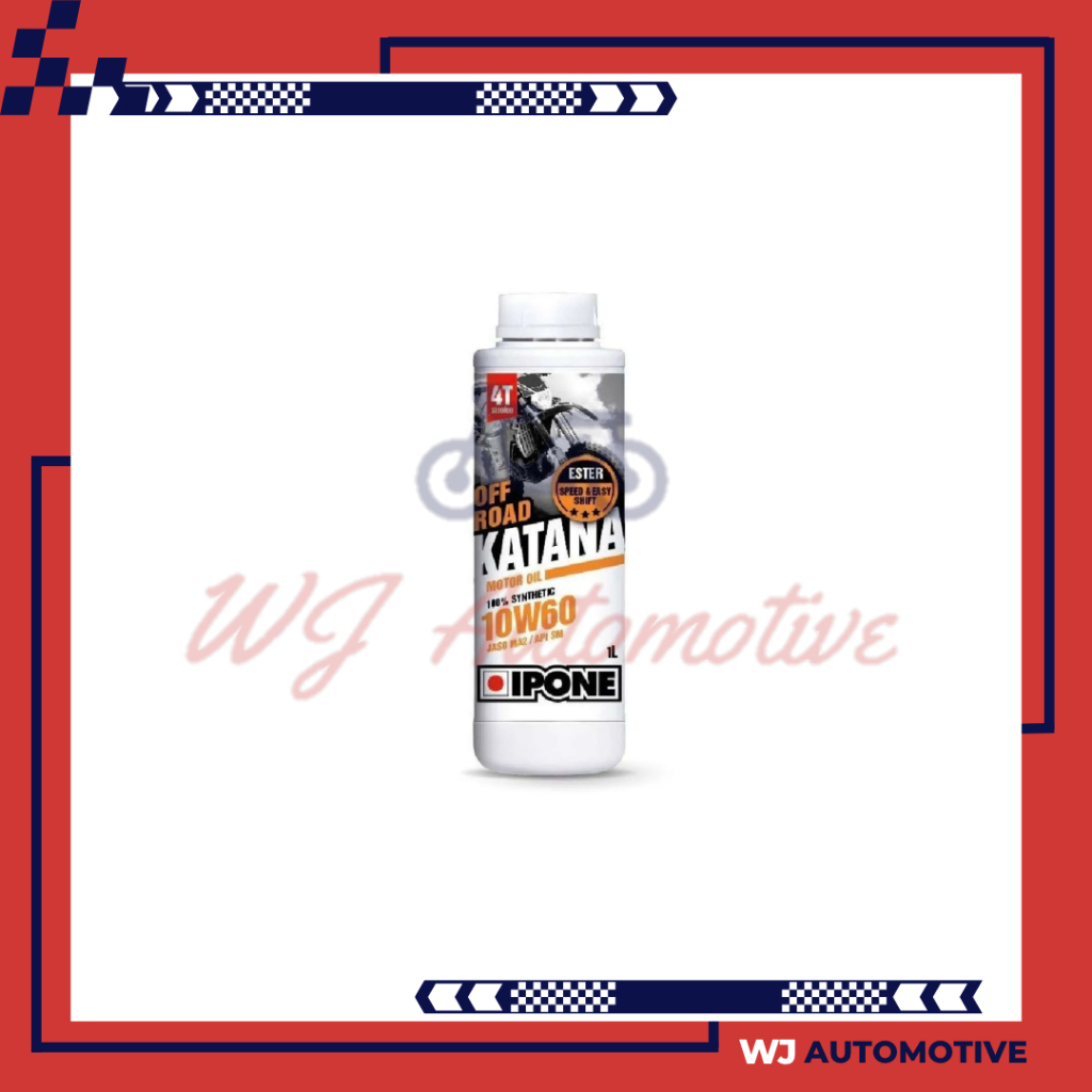 Ipone Katana Off Road 10W60 1 Liter Oli Mesin Motor 4 Tak CRF KLX DTracker Ipone Katana OffRoad 10W 