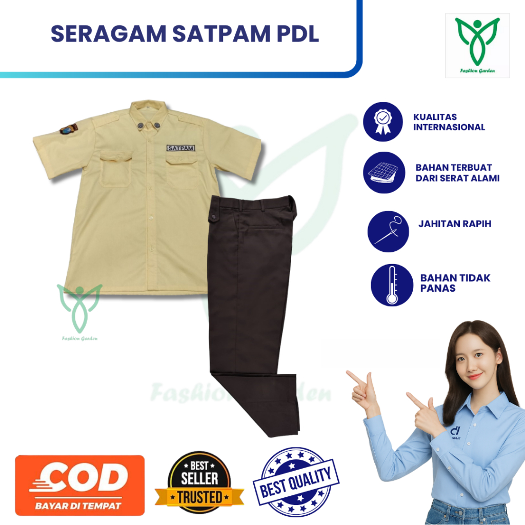 Seragam Satpam PDL | Seragam Satpam | Baju Satpam | Celana Satpam