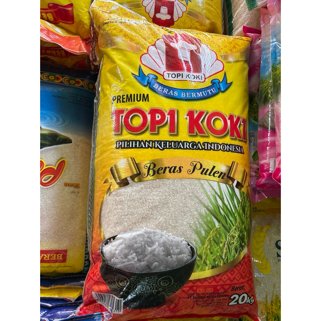 

beras topi koki 20kg 10kg 5kg