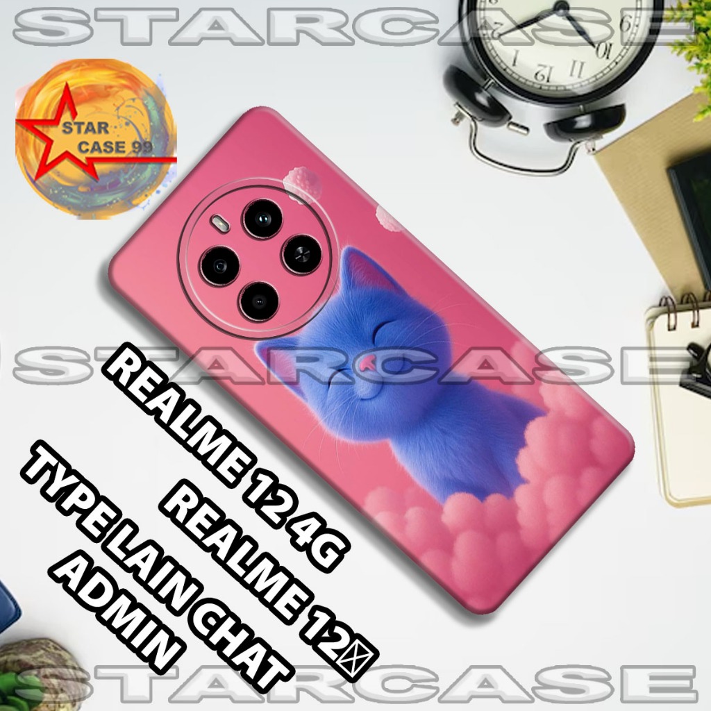 Softcase karet realme 12 4g | realme 12+/S49/Motif cewek/case realme 12 4g | realme 12+/casing Realm