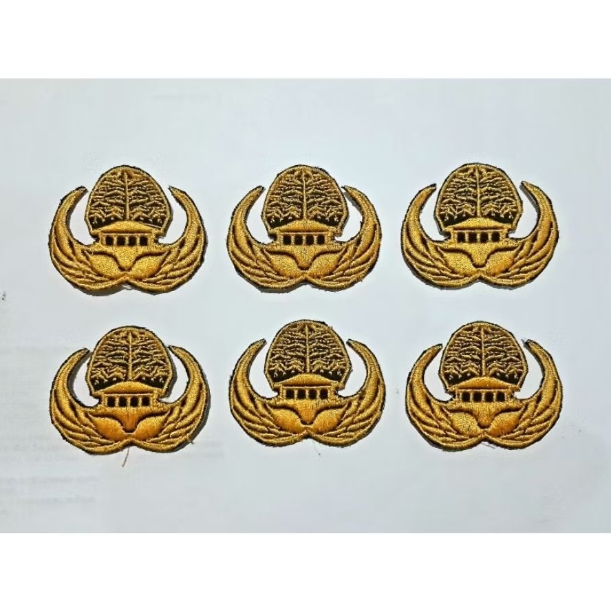 Bordiran Emblem Korpri PDL Jagat Saksana KPU Uk.5x3.5CM Harga 6pcs