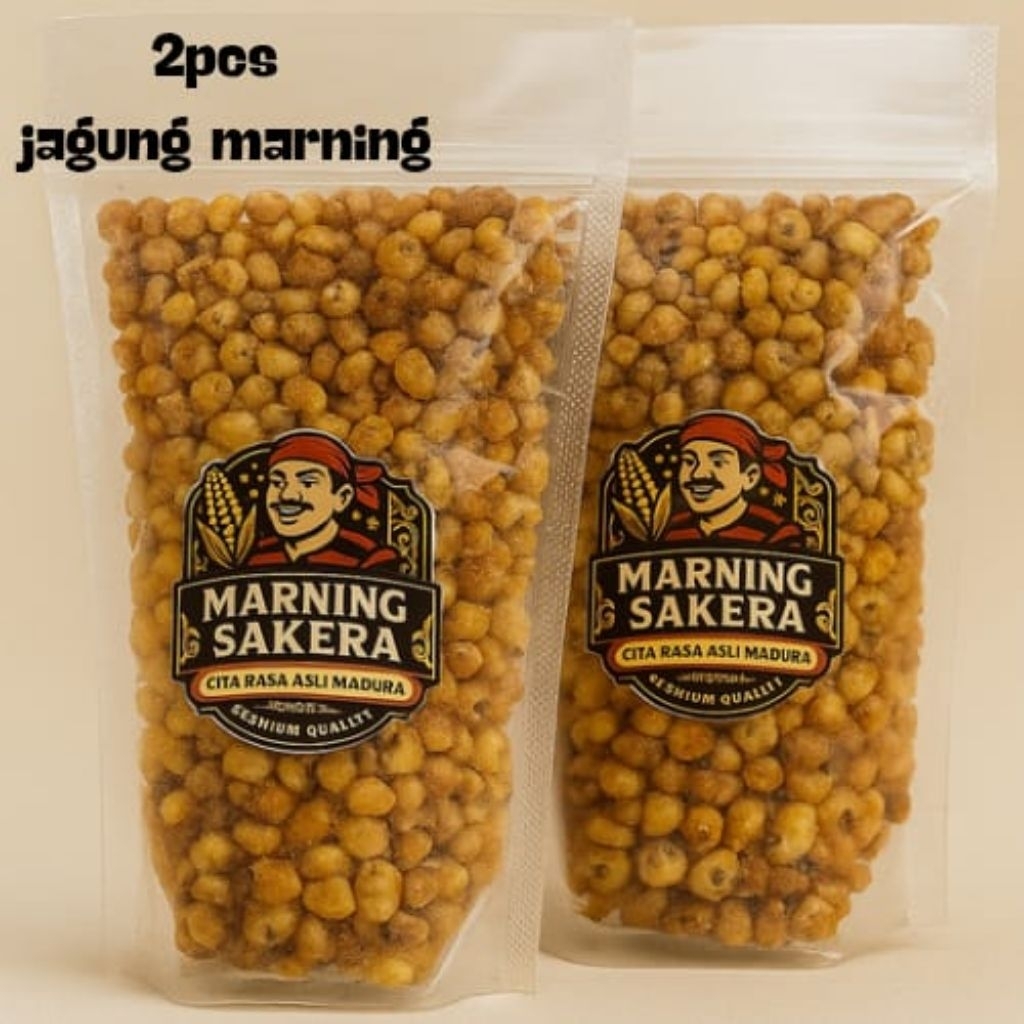 (sakera)2pcsJAGUNG MARNING Gurih Renyah KhasMadura