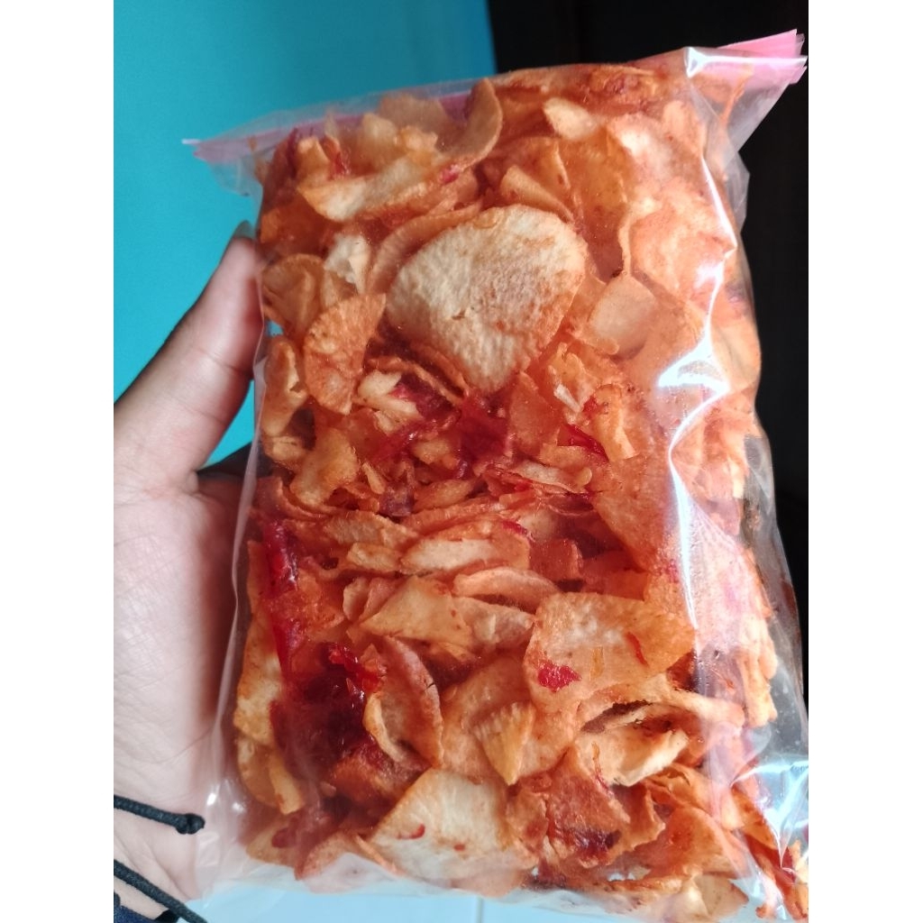 

Keripik Singkong Pedas Manis 200 gr
