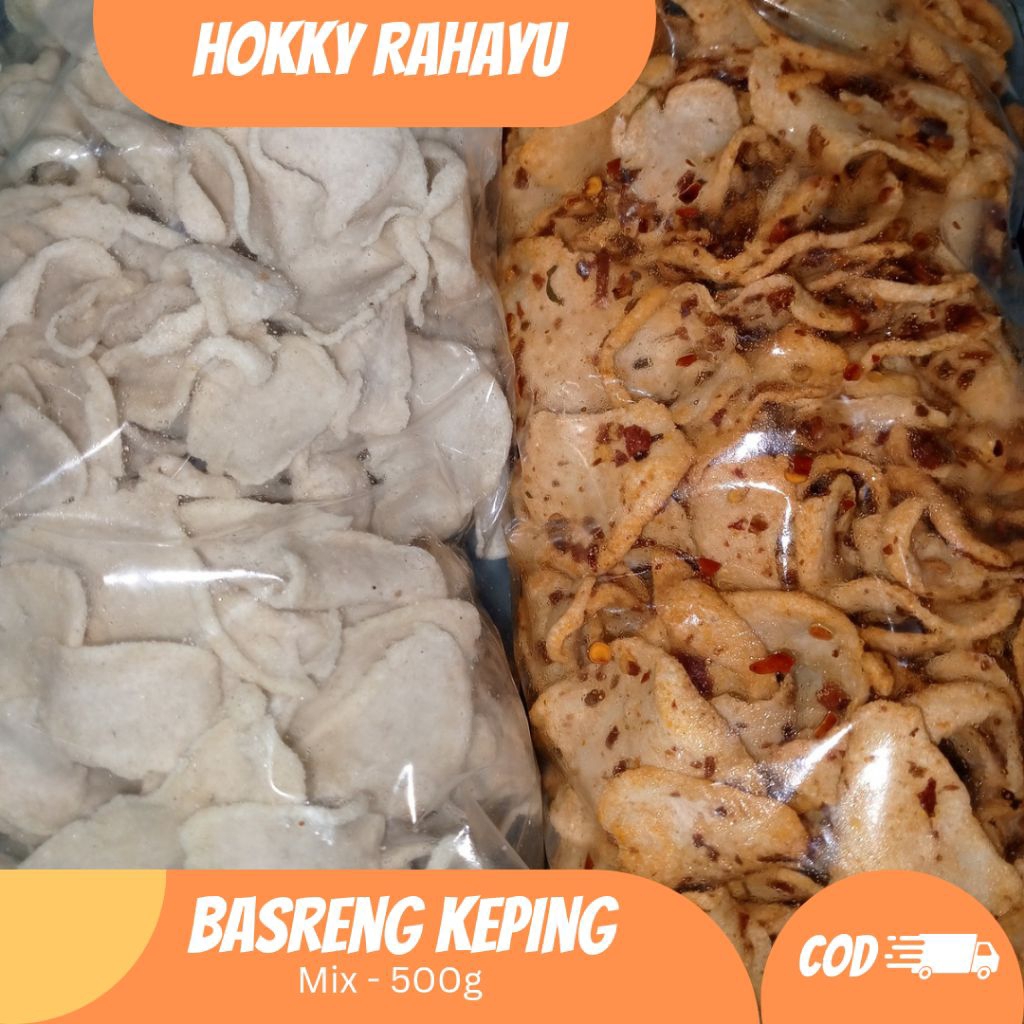 

Basreng koin,ori,pedas,mix,varian 500g,250g