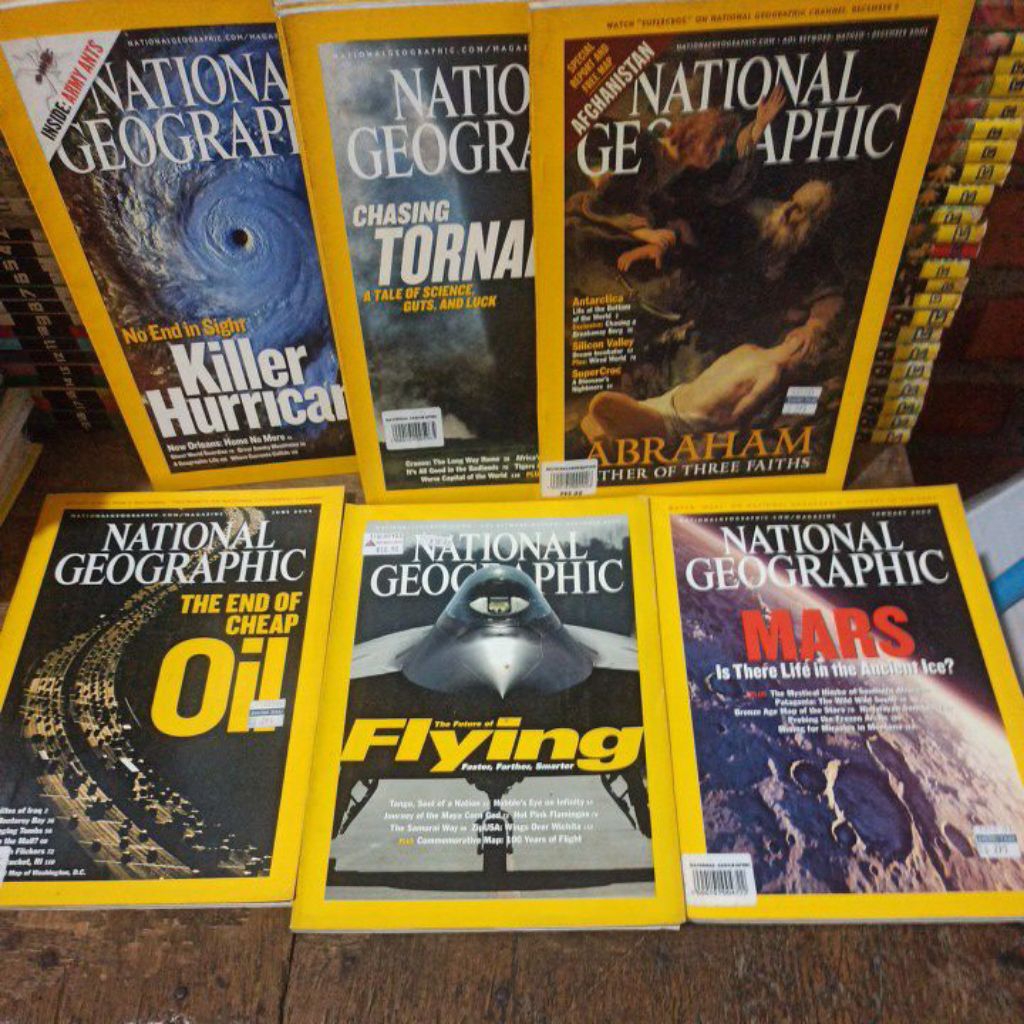 Majalah NATGEO, NATIONAL GEOGRAPHIC ENGLISH EDITION, Bebas pilih [Preloved]