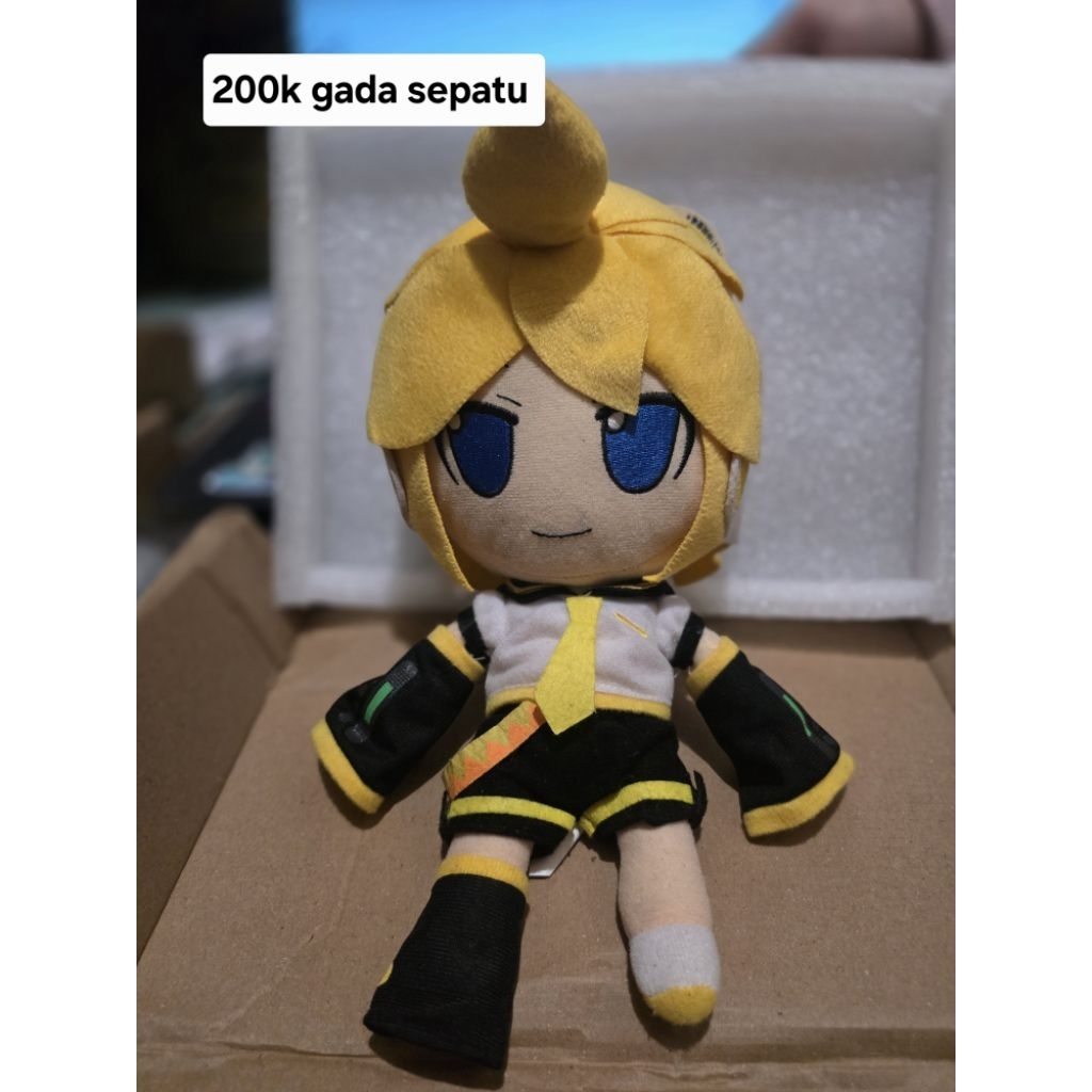 kagamine len vocaloid project sekai proseka fumo minus nuigurumi plush doll boneka lucu