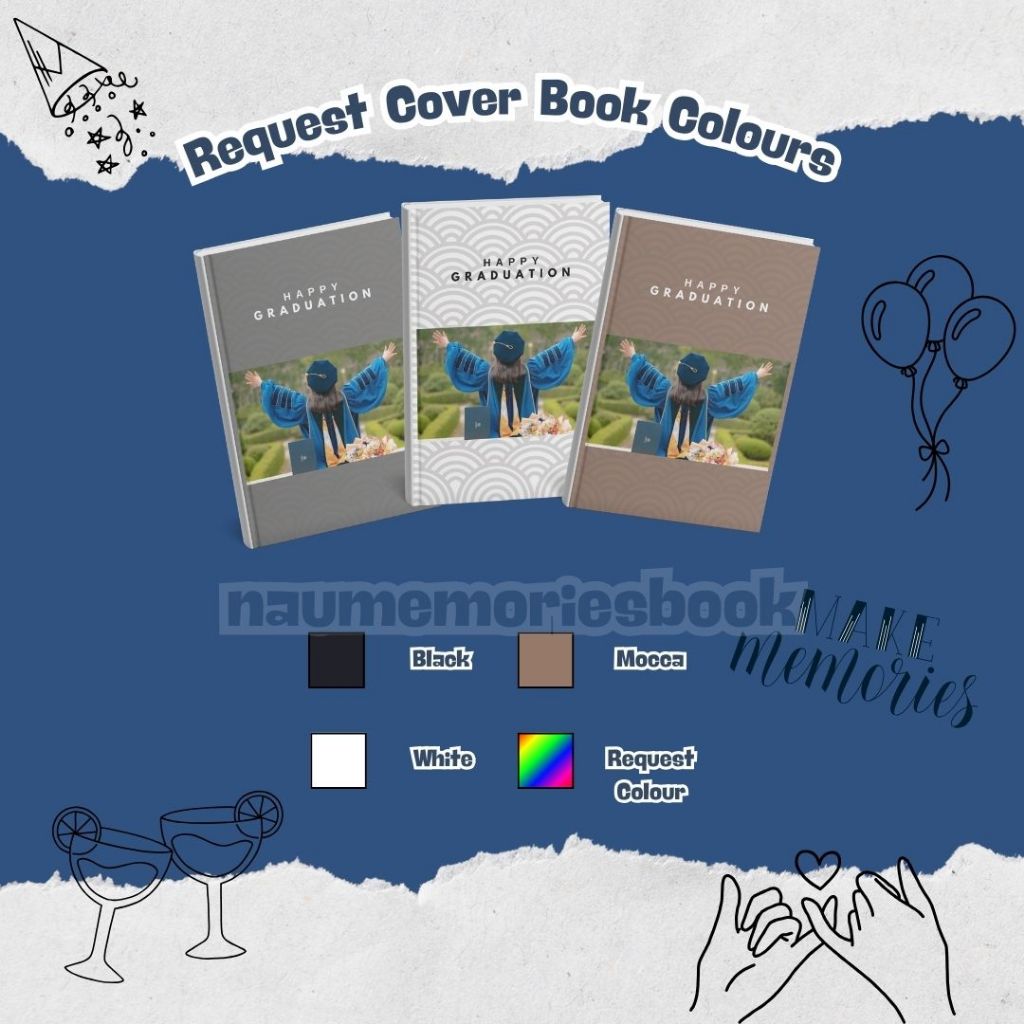 Memories Book Tema Graduation Hampers Kado Custom | Gift Anniversary