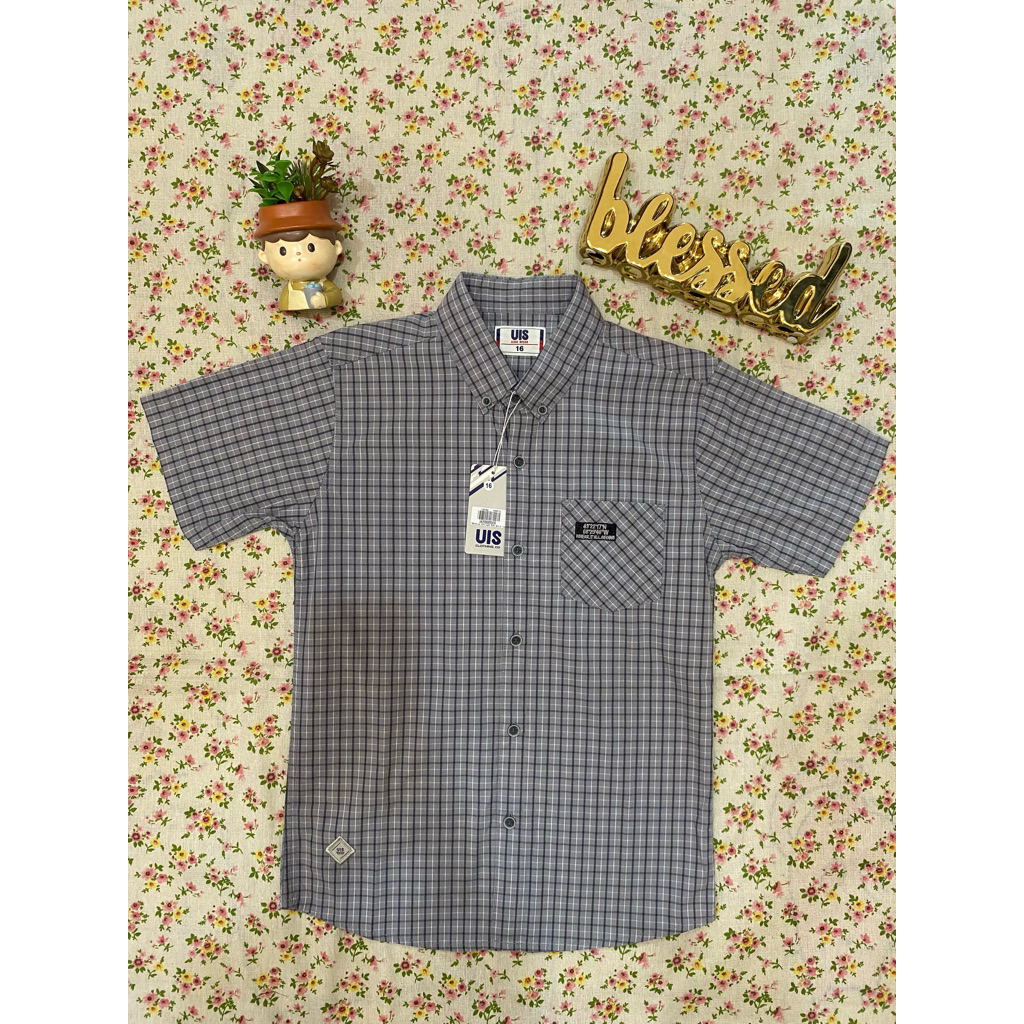 Kemeja Uis Motif Anak Laki-Laki Usia 15-18 Tahun