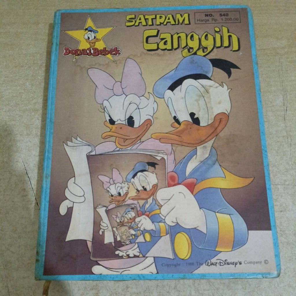 Donal Bebek jadul Bundel Tahun 1988
