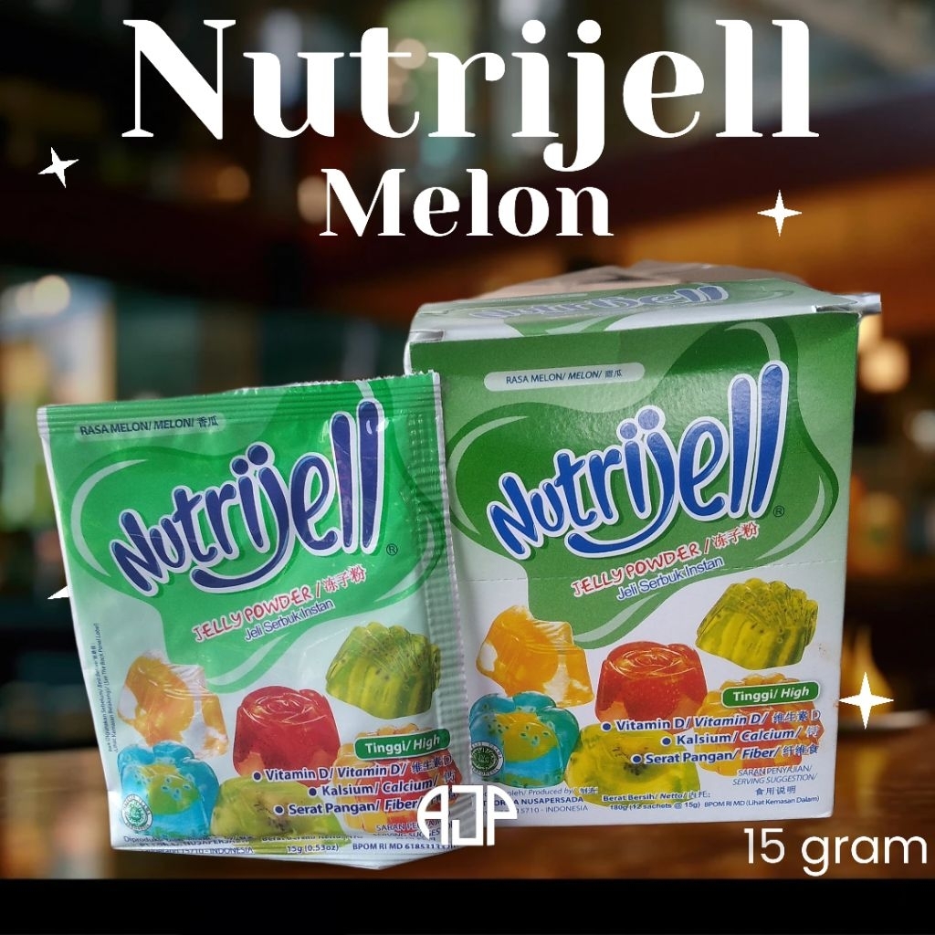 

NUTRIJELL Melon Sachet | 15 gr