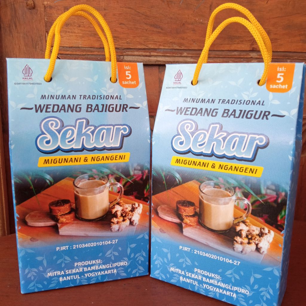 WEDANG BAJIGUR / MINUMAN TRADISIONAL WEDANG UWUH SEKAR / ISI 5 SACHET
