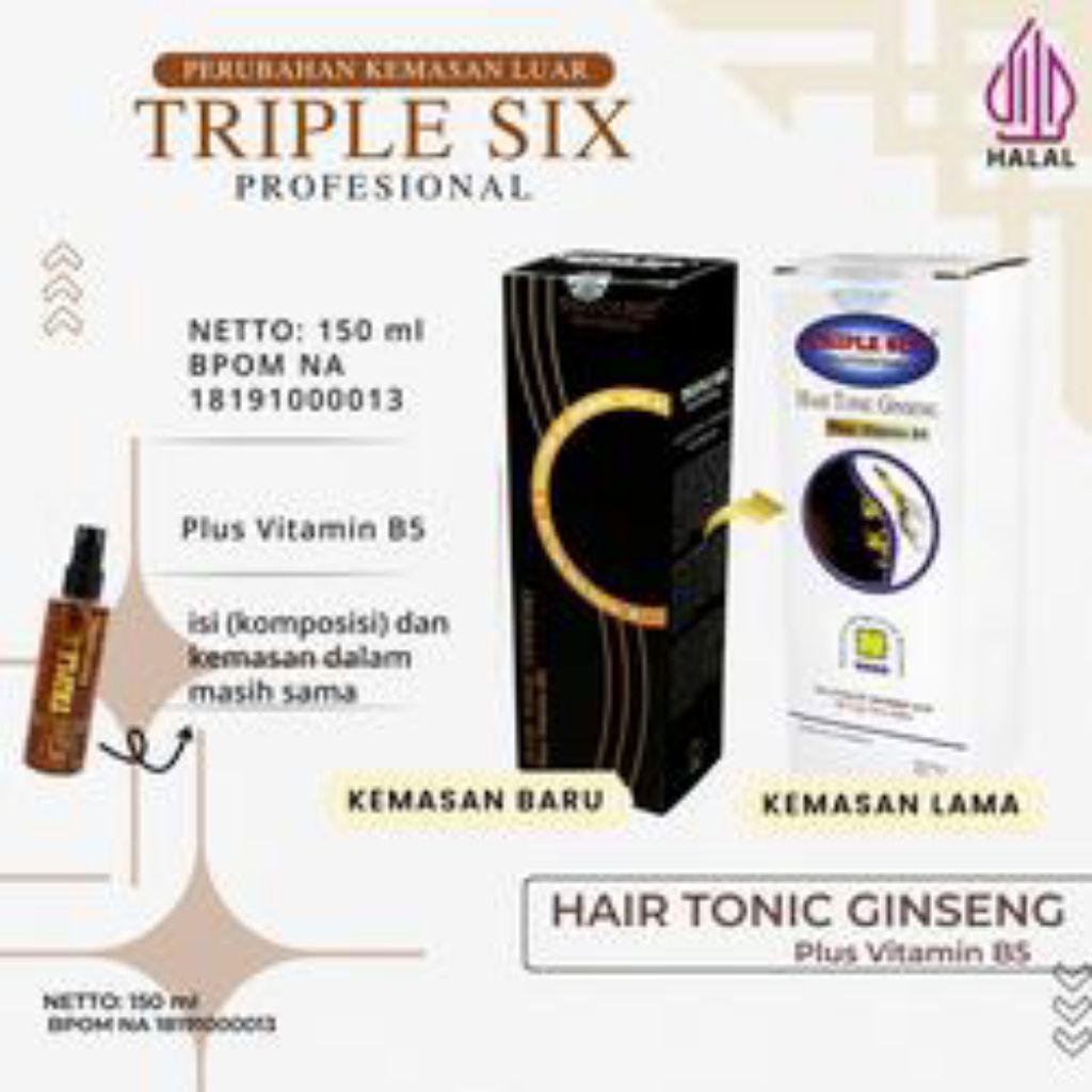 Triple Six Hair Tonic Ginseng NASA
