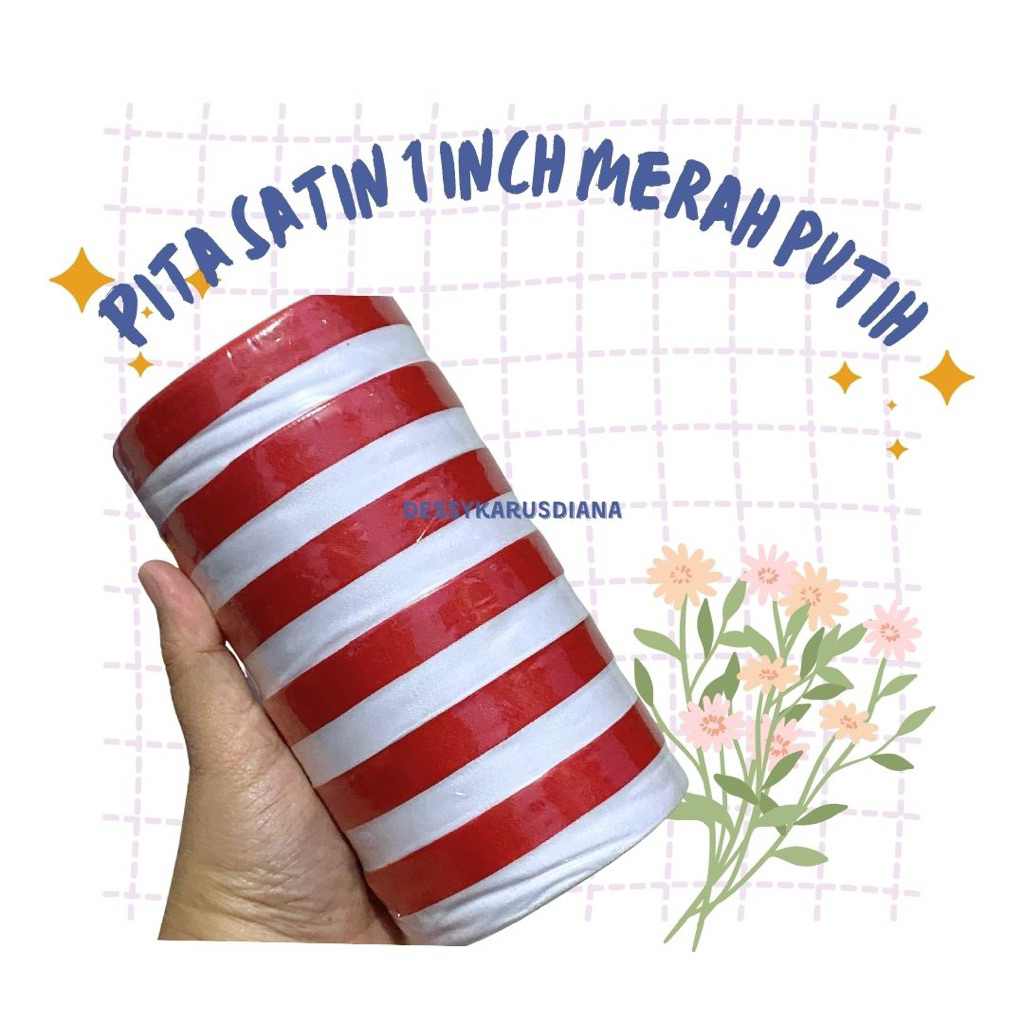 

Pita Satin Merah Putih