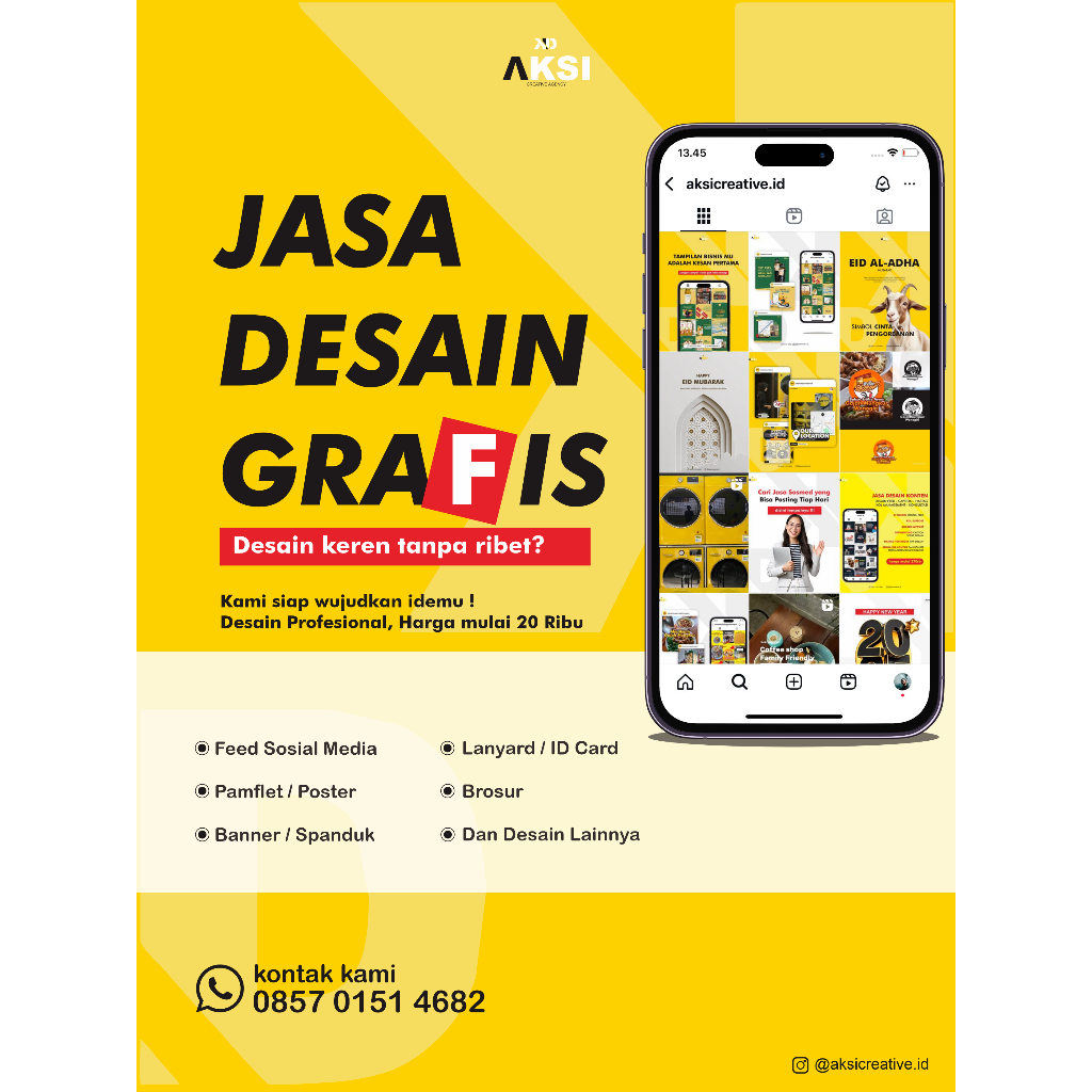 JASA DESAIN INSTAGRAM - JASA DESAIN POSTER