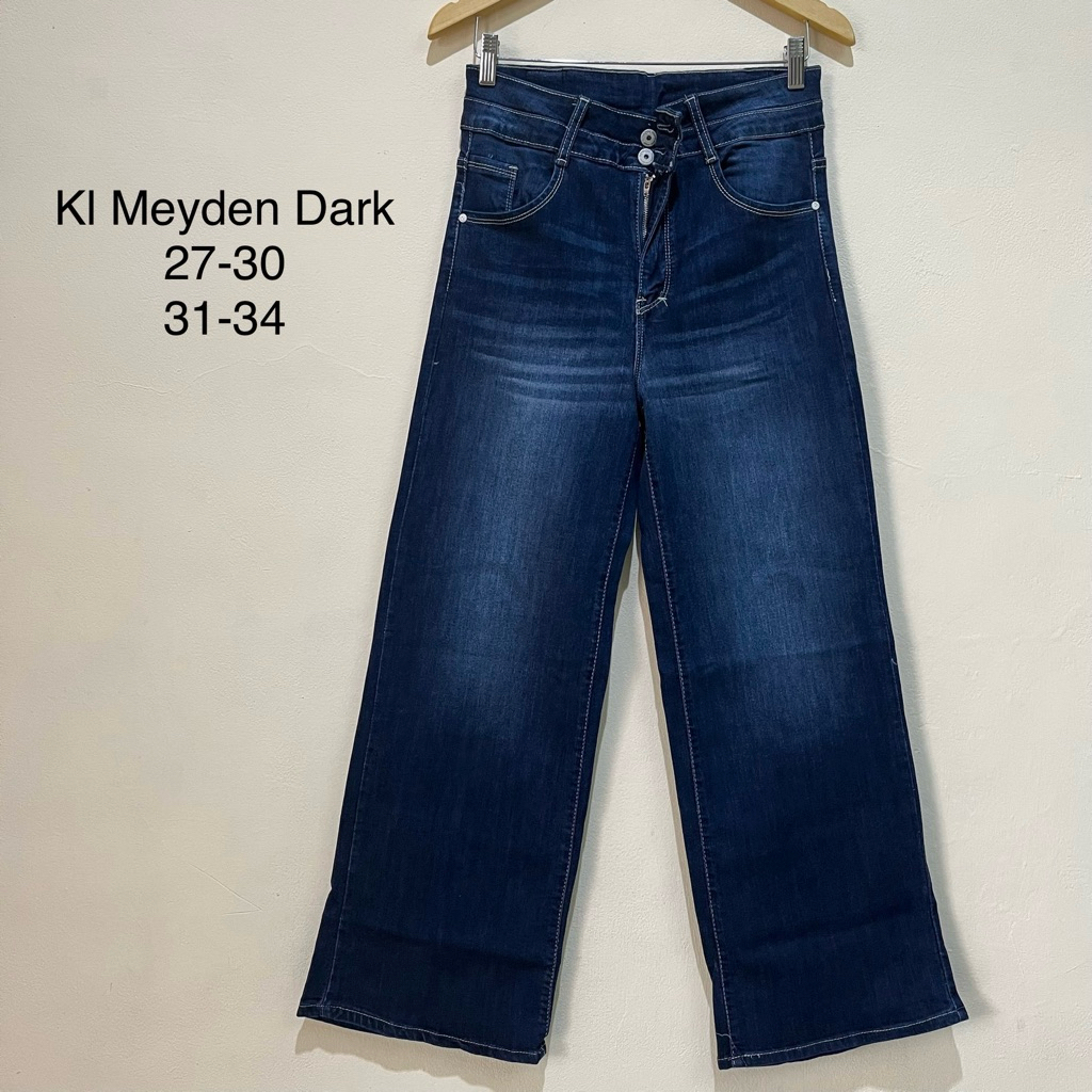 KULOT SMITH DOM JEANS-Kulot jeans Wanita Fujian Medium Evodom Jeans