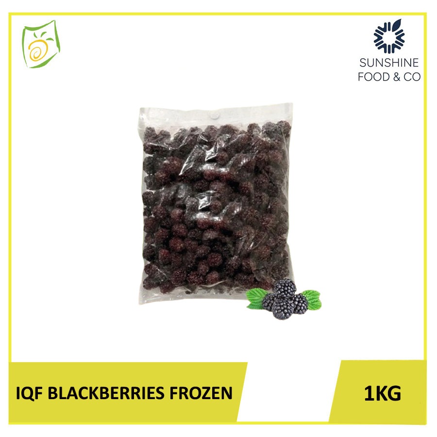 

IQF Blackberries Frozen 1kg - Blackberry Beku 1kg