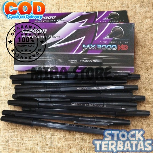 

Pulpen m2000 1 Pcs/ Bolpoin Standar Tinta Hitam Harga Murah Bisa (Cod)