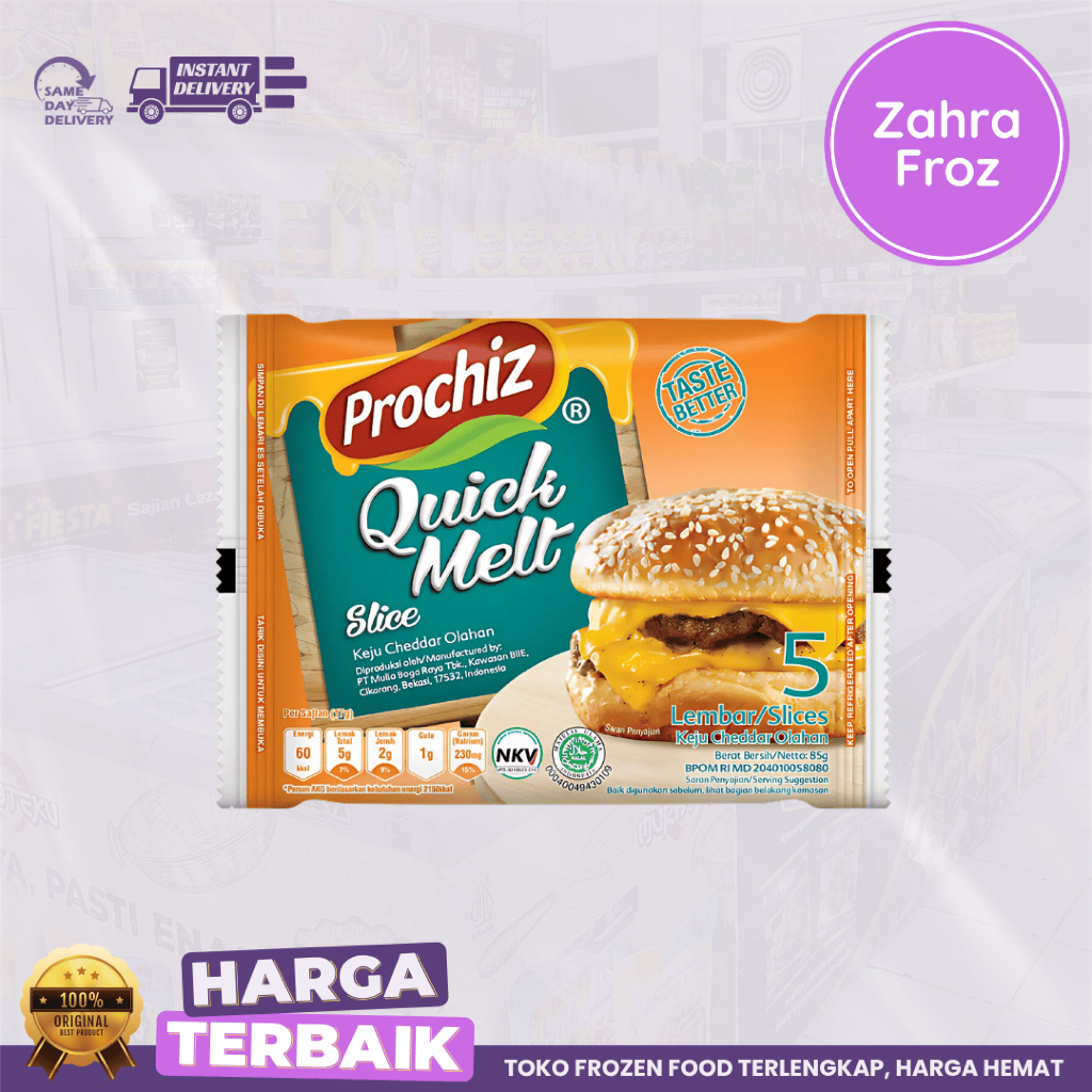 

KEJU PROCHIZ QUICK MELT ISI 5 85 GR