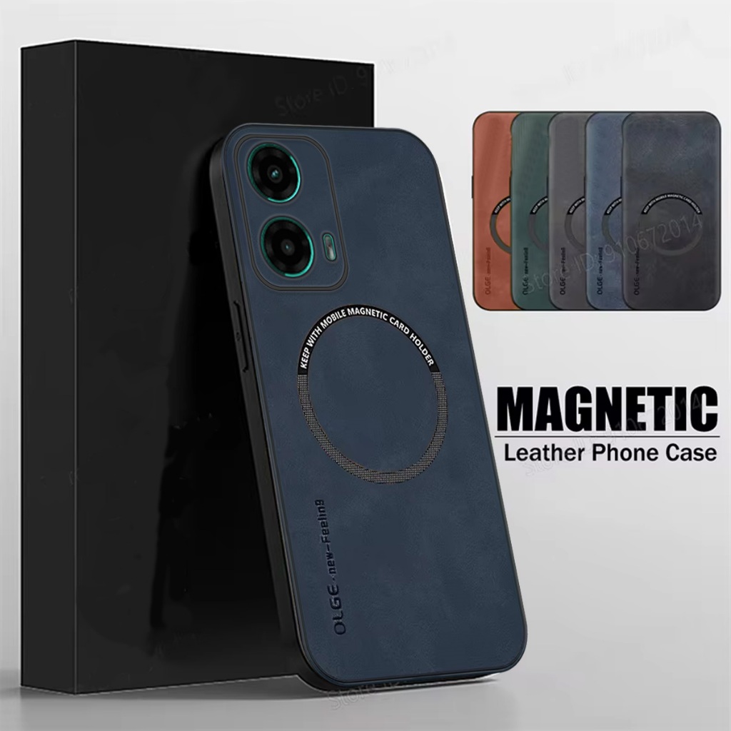Case MOTOROLA G45 5G / MOTOROLA G06 / G06 POWER Casing Magsafe Luxury Magnetic