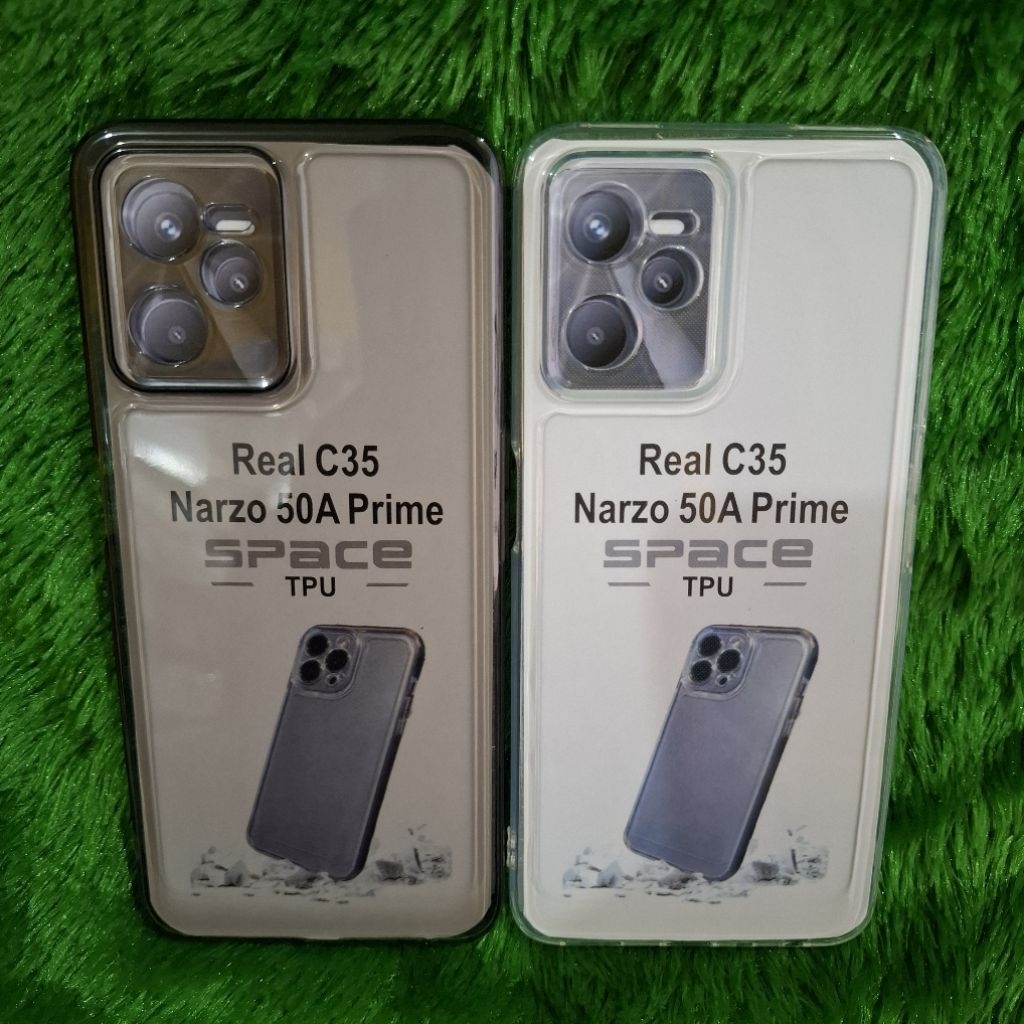 Softcase Casing REALME C35 Selikon Bening Trasparan Pelindung belakang HP+Camera