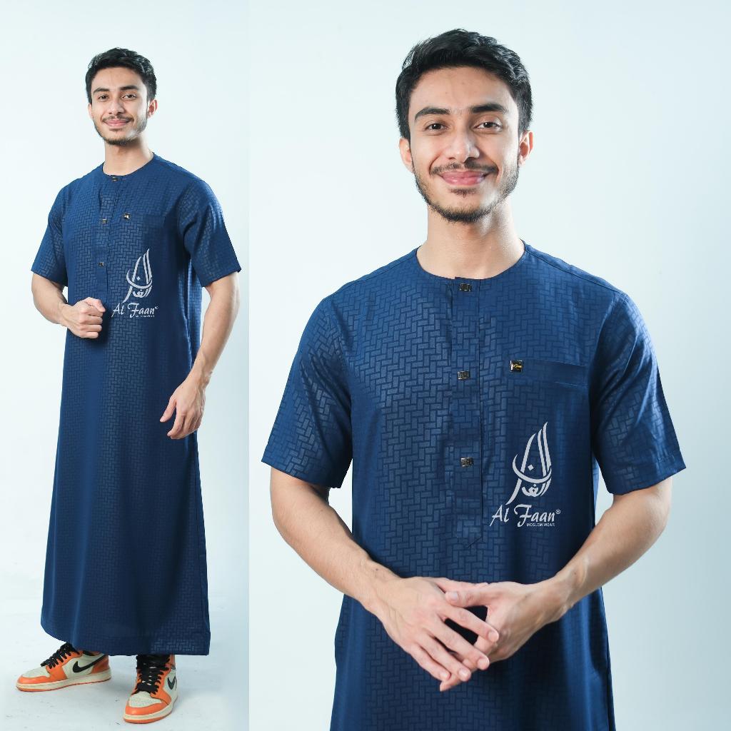 New Jubah Slimfit Azmi Jubah Pria Pendek Slimfit Gamis Jubah Pria Muslim Jubah Muslim Pria Juabba