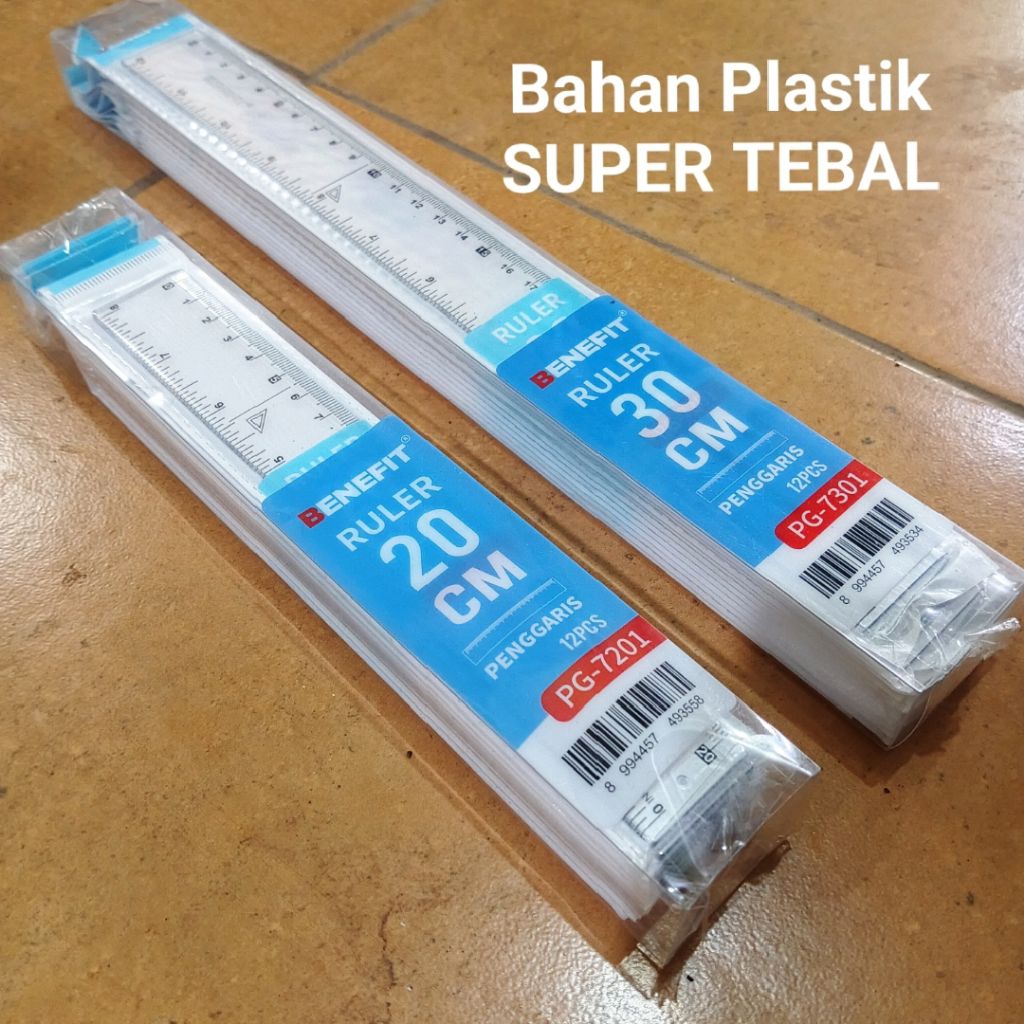 

1 Pak Penggaris Plastik 30 Cm Isi 12 Pcs BENEFIT ( Plastiknya Super TEBAL )