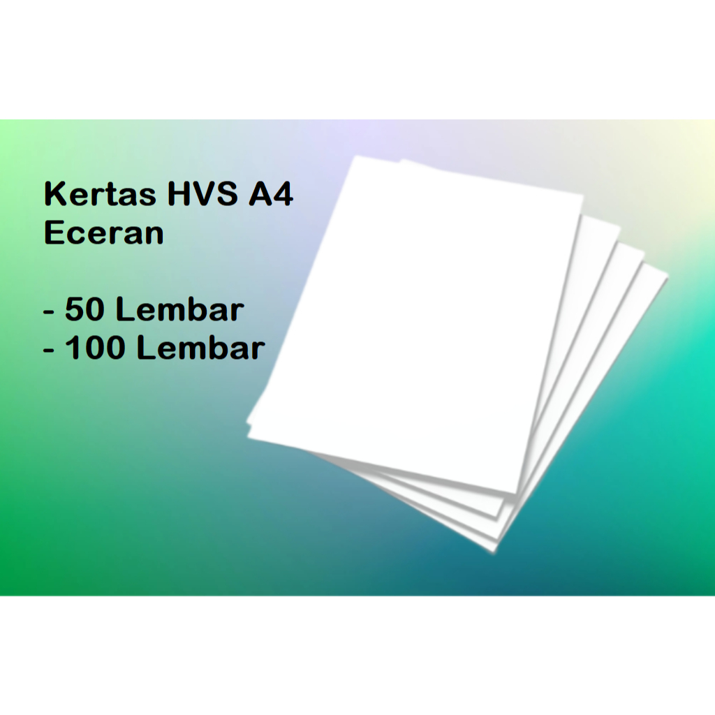 

Kertas HVS A4 IK Copy Paper Eceran Isi 50 / 100 Lembar