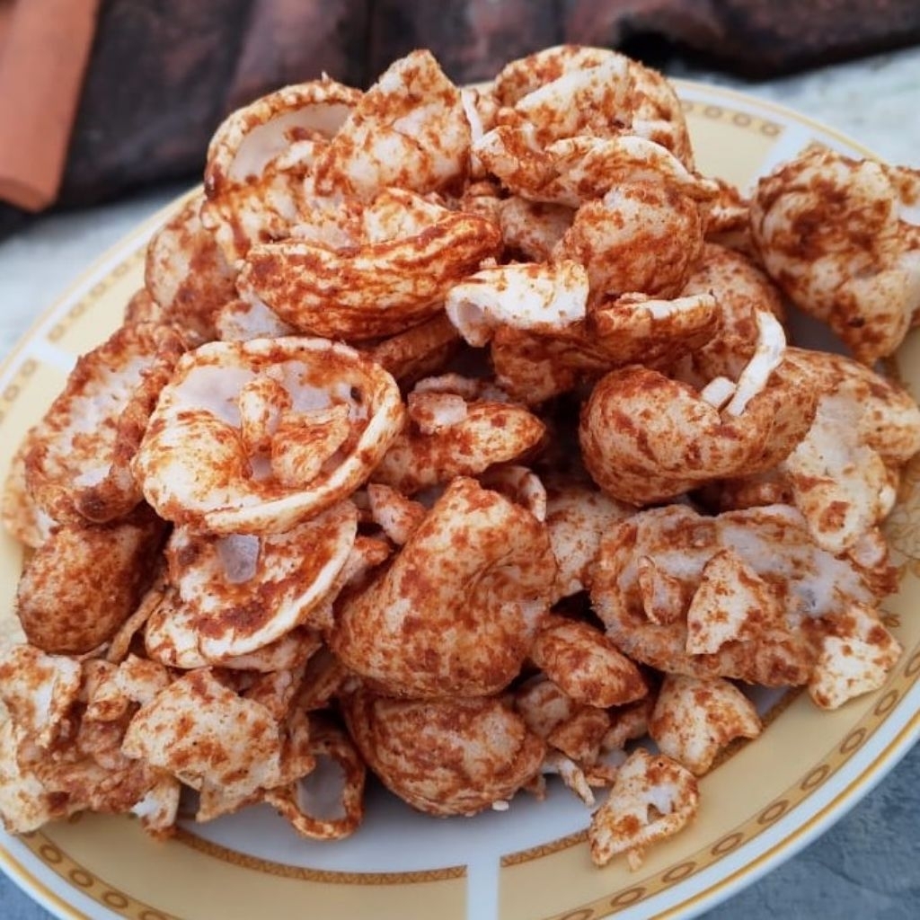 

Kerupuk antor Glopot 250gr Bumbu Rempah gurih khas Tegal
