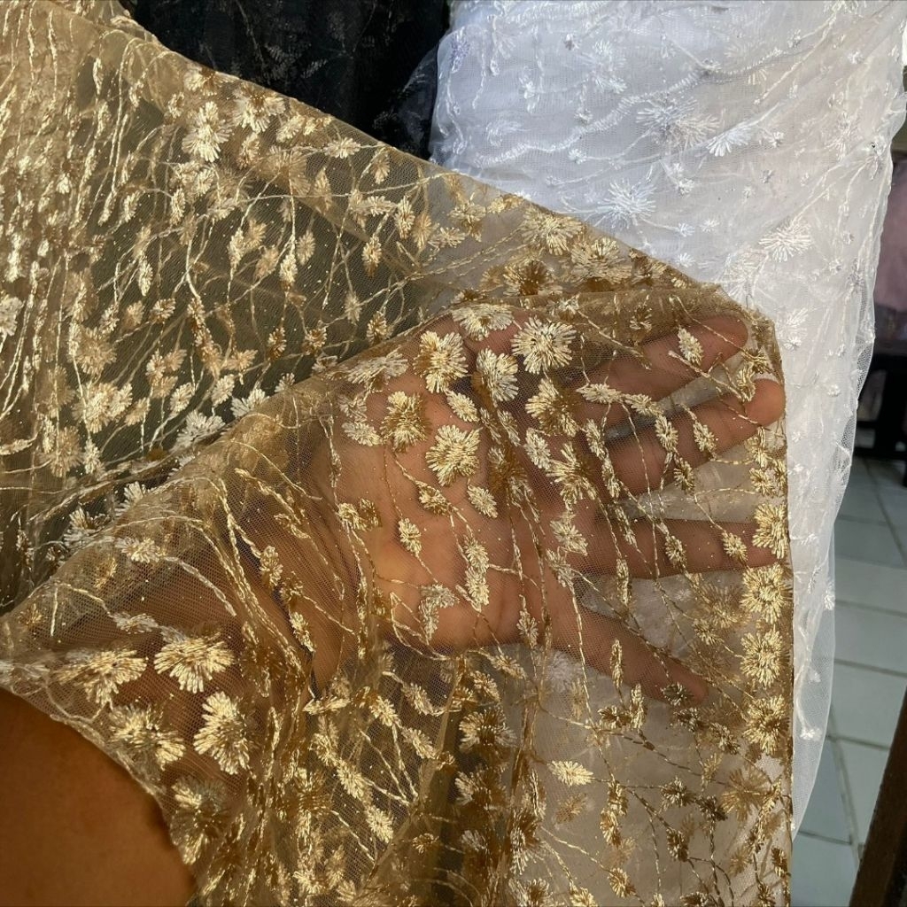 kain tile bordir/kain bordir tile