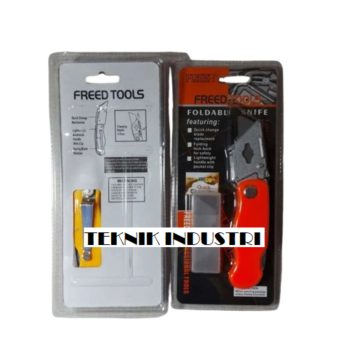 Pisau cutter lipat / foldable knife / folding knife freed / pisau mini