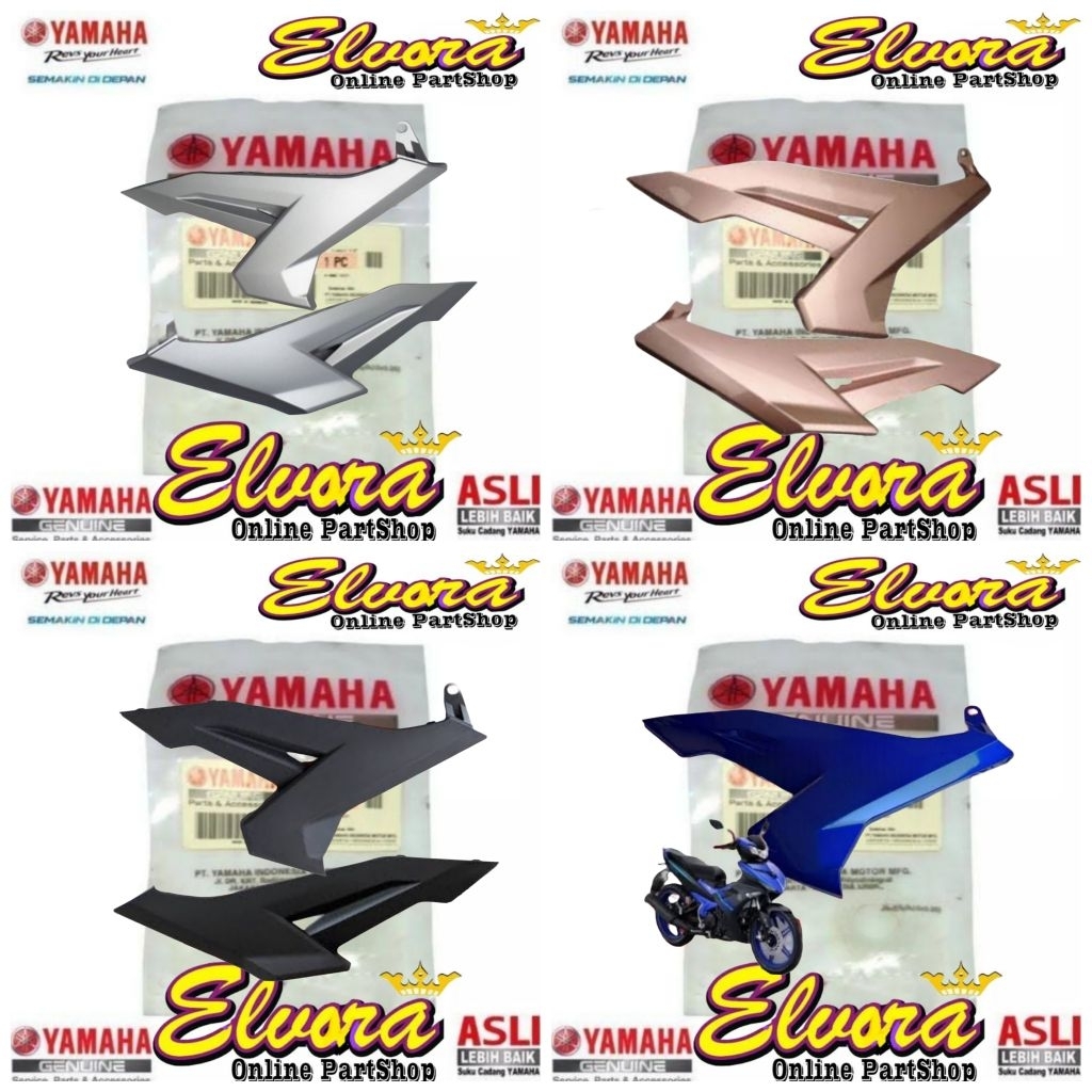 Cover side body tengah kanan kiri yamaha Mxking V1 V2 Original 2PV-F1711-00 2PV-F1721-00