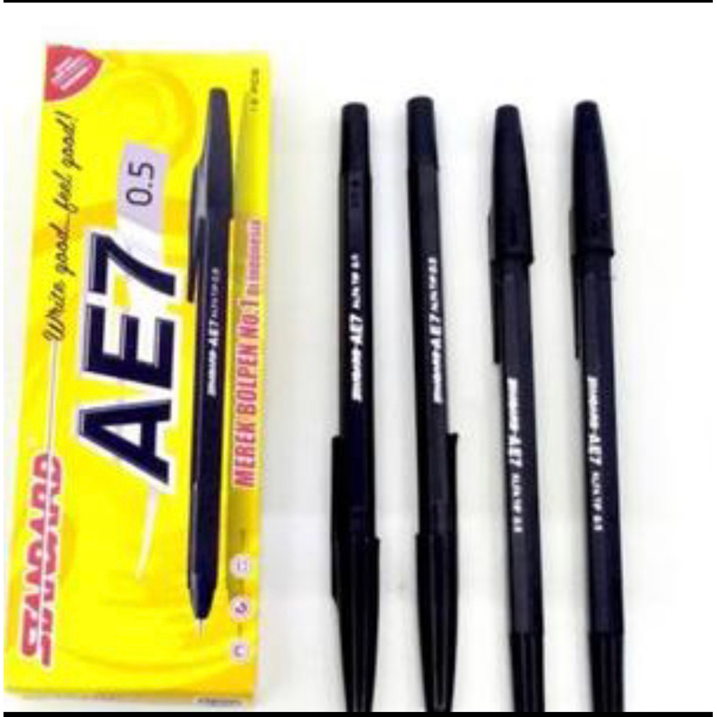 

Pulpen Standard Ae 7 Hitam