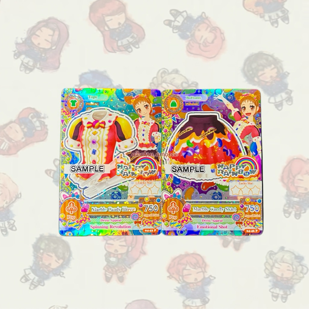 Aikatsu SAMPLE CARD s1v4 Premium Card Happy Rainbow