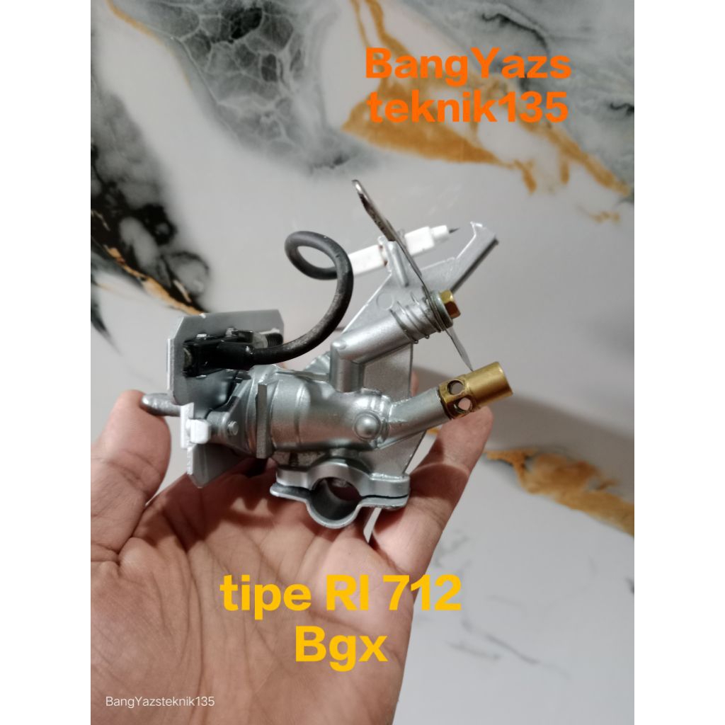 MESIN PEMANTIK KOMPOR RINNAI DOUBLE SPUYER TIPE 712BGX 712A 712T 712Tg barang 100%  Original copotan