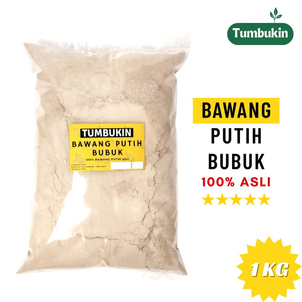 

TUMBUKIN Bawang Putih Bubuk Grade A+ / Garlic Powder 1Kg