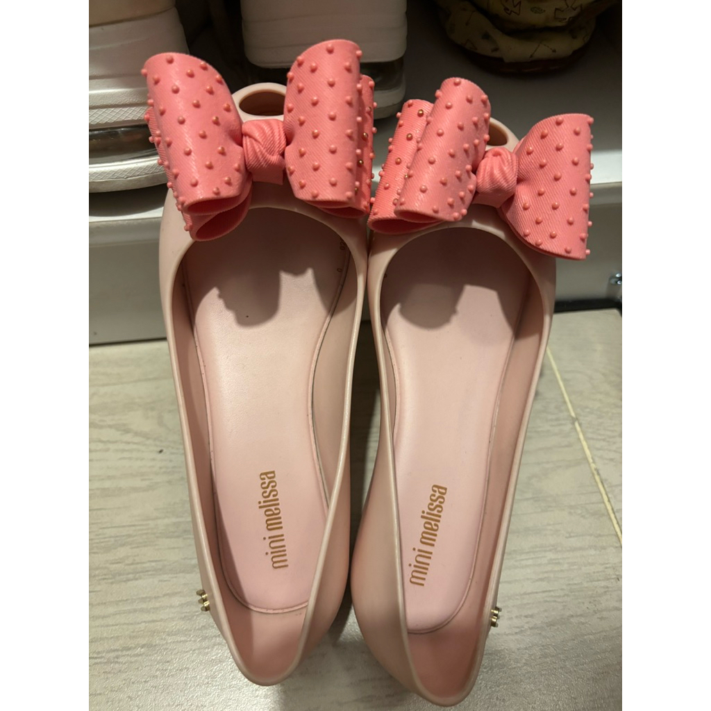 PRELOVED MINI MELISSA JELLY BUNNY ORIGINAL SEPATU ANAK PEREMPUAN