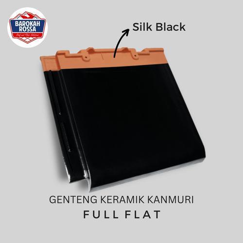 Genteng kanmuri full flat silk black kw1
