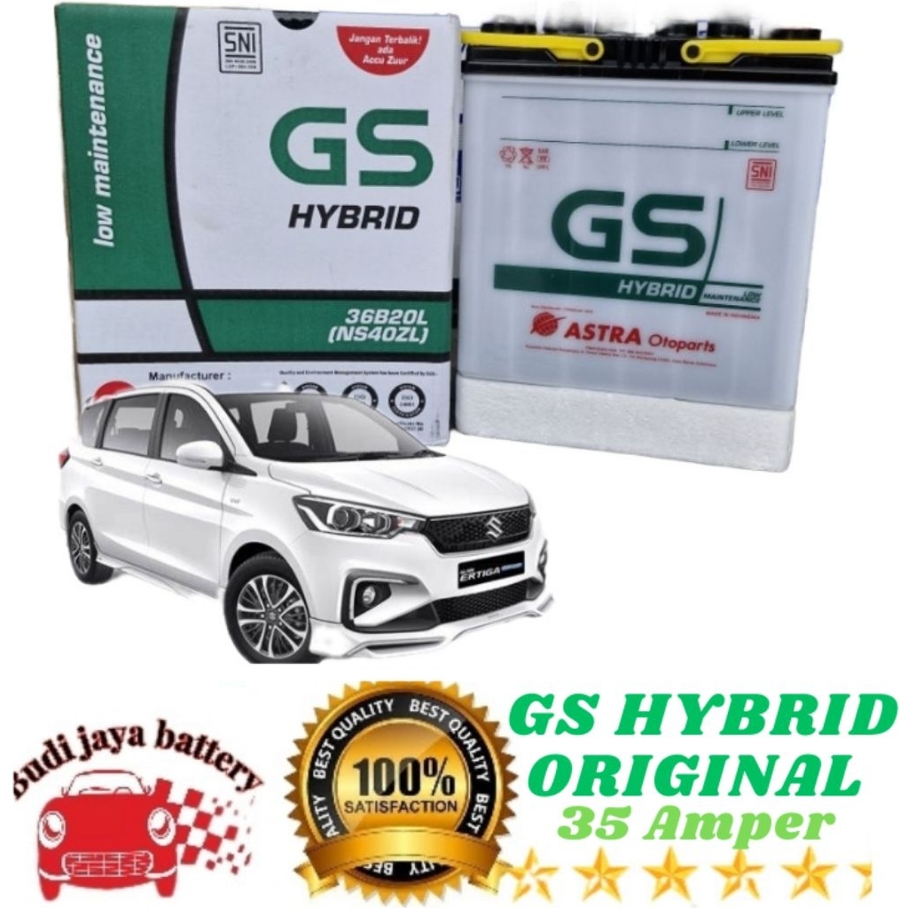 AKI GS HYBRID NS 40 zl ORIGINAL aki mobil calya Agya Ertiga