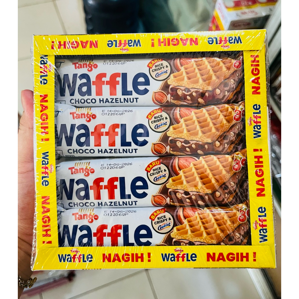 

WAFFLE CHOCO HAZELNUT 1KOTAK ISI 12PCS