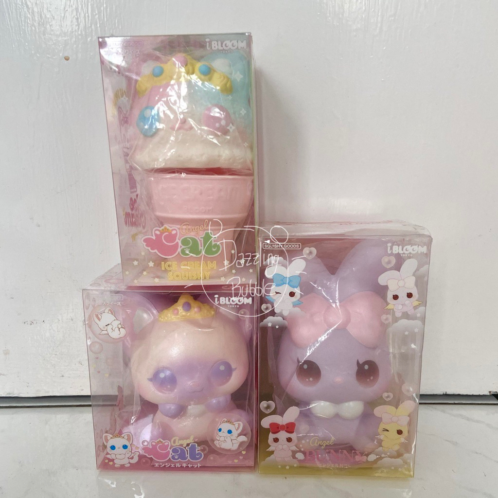 Squishy Ibloom Angel Cat Ice Cream Bunny Luce Charlotte Fonilo Limited Ori Japan