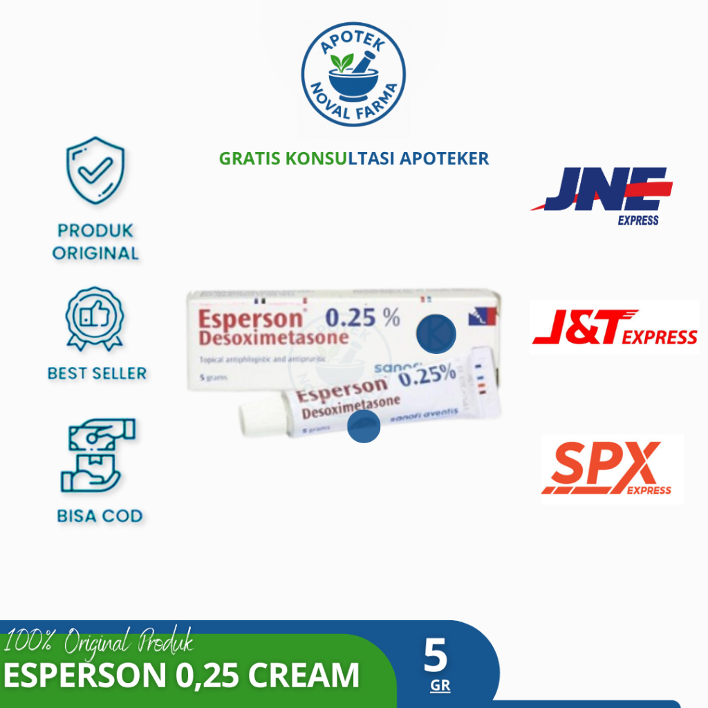 Esperson5 gram Cream Radang Kulit Gatal (5 Gram)