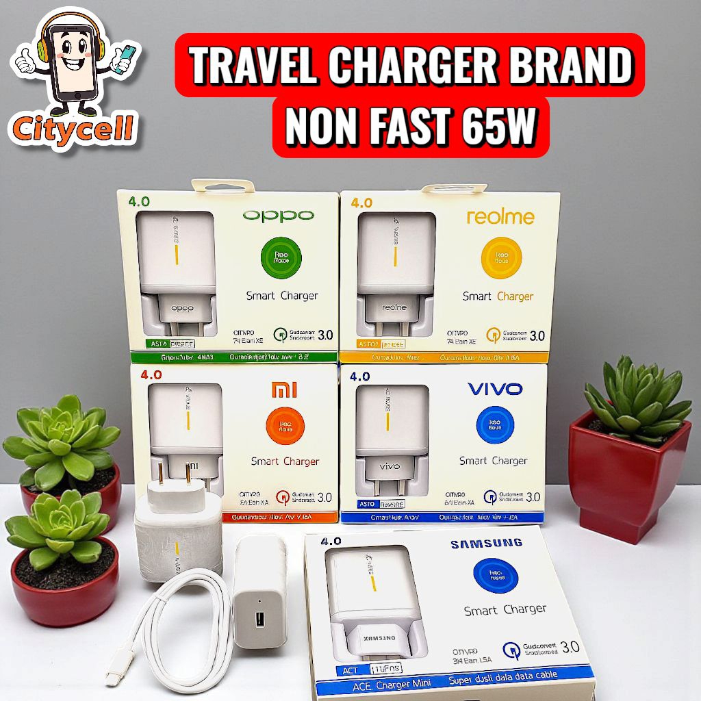 Charger sAMSUNG Redmi 65w Non Fast For Android Casan Hp 65w Usb micro