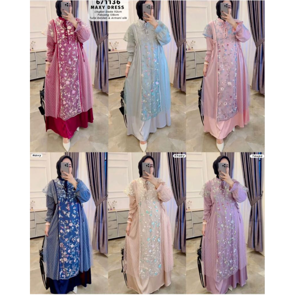gamis armani silk premium