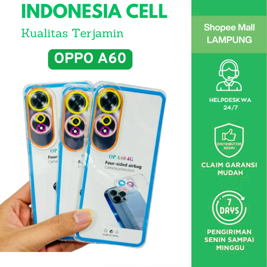 Case OPPO A60/Case Bening OPPO A60/Case Airbag OPPO A60/Anti Crack A60/Case Polos OPPO A60/Case A60