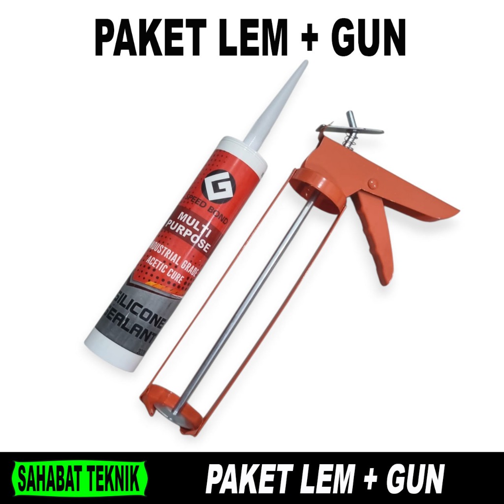 

PAKET Tembakan Lem Tulang Besi Tebal / Lem Penyatu Kaca BENING HITAM PUTIH COKLAT