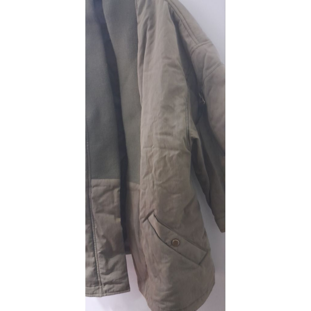 Jaket kimono zara man hijau army look  lengan 3/4 tebal model klasik kukabilal blazer