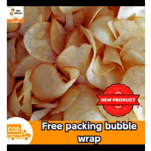 

Cod Keripik Singkong Gurih Renyah 250gr/500gr Termurah