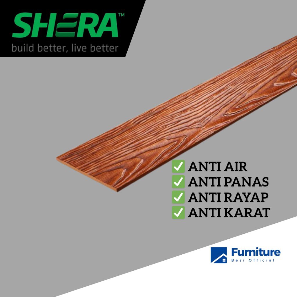 Lisplang papan / Lisplang shera Motif Kayu / Lisplang Motif Kayu