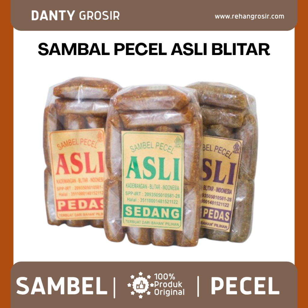 

Sambel Pecel Asli Blitar 425 Gram - Instan, Praktis & Tahan Lama